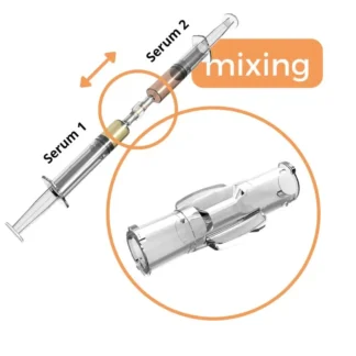 Syringe Mixing Tube Connector 100pcs